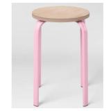 Room Essentials Stackable Accent Stool - Pink