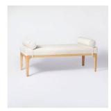 Threshold Randolph Bench - Bolster Pillows, Linen