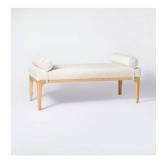 Threshold Randolph Bench - Bolster Pillows, Linen