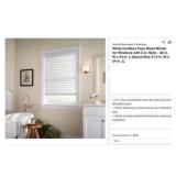 Home Decorators Collection White Cordless Faux...