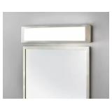 Woodbury 24.6 in. 1-Light Brushed Nickel...