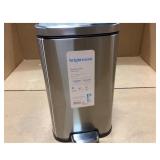 brightroom Stainless Steel Trash Can, 3.2 Gallon