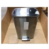 Brightroom Trash Can - Foot Pedal, Stainless...