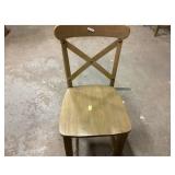 Cross Back Wooden Chair