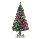 National Tree 60" Fiber Optic Evergreen Tree...