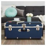 Seward Explorer 30" Trunk with Wheels & Lock, Blue