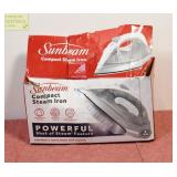 Sunbeam 1200W Compact Steam Iron with Shot of...