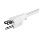 6 Ft. White AC Plug Cable Power Cord for...