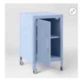 Rolling Metal Cabinet - Blue