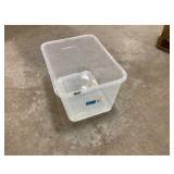 Room Essentials Storage Box - 56qt - Clear NO LID