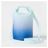 Roll Top Wet/Dry Bag with Crossbody Strap Blue...