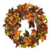 Nearly Natural 4150 24" Maple & Pine Cone...