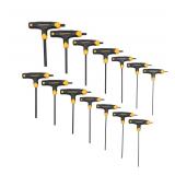 GEARWRENCH 14 Piece SAE/Metric T-Handle Hex Key...