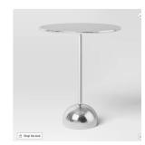 Accent Table, Silver Finish