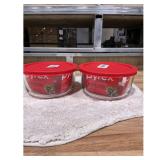 Pyrex Simply Store Container Red Lids  2 Pack