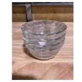 Clear Glass Bowls  Pack of 4