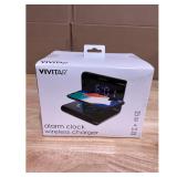 Vivitar Alarm Clock with Wireless Charger
