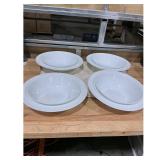 Ceramic Bowl  Plate Set  White