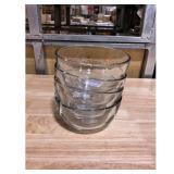 Anchor Glass Bowls  5-Piece Set