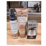 Jergens Natural Glow Moisturizer  Olay Cream  3...