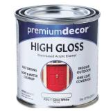 TRUE VALUE White Gloss Enamel 12 pt