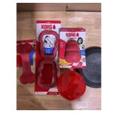 KONG Dog Toy Variety Pack Red  Black