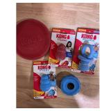 Kong Dog Toys Red  Blue SmallPetit  Bundle