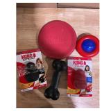 Kong Dog Toys Pack  Red Black Blue