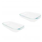 Pyrex Glass Baking Dishes 2-Piece Set