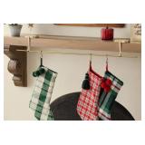 Brass Rail Stocking Holder - Hearth & Handï¿½...