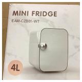 Mini Fridge - 4L Capacity, EAM-CZB01-WT