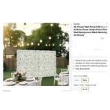 VEVOR 3D Flower Wall Panel - Rose Hedge, Floral...
