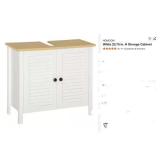 HOMCOM Storage Cabinet-White