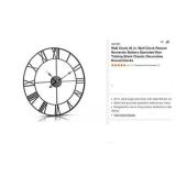 VEVOR Wall Clock - Roman Numerals, Battery...