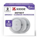 Kidde Smoke & Carbon Monoxide Detector, AA...