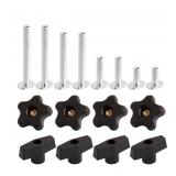 POWERTEC 71121V T Track Knob Kit w/Threaded...