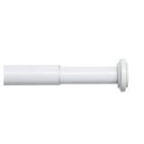 EXCLUSIVE HOME Tension Rod, White, Adjustable...