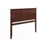 Queen Wood Panel Headboard w/ Attachable Charger