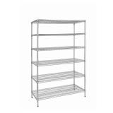 6-Tier Commercial Grade Heavy Duty Steel Wire...