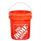 The Home Depot 5 Gallon Orange Homer Bucket