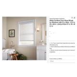 Home Decorators Collection White Cordless Faux...