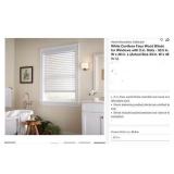 Home Decorators Collection White Cordless Faux...