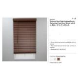 StyleWell Textured Dark Oak Cordless Room...