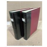 DVD Storage Binders, Black & Burgundy, CD/DVD...