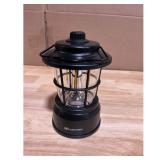 LUXPRO LED Camping Lantern - Vintage Style, Black