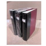 DVD Storage Album Binders  Burgundy  Black