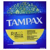 Tampax Cardboard Applicator Tampons, Regular,...