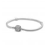PANDORA Sterling Silver w/Signature Clasp