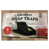 Large Rat Snap Traps - 9 Traps, Reusable, Easy...