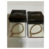 Nine West Bracelet Set  Gold Tone